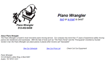 Tablet Screenshot of pianowrangler.com